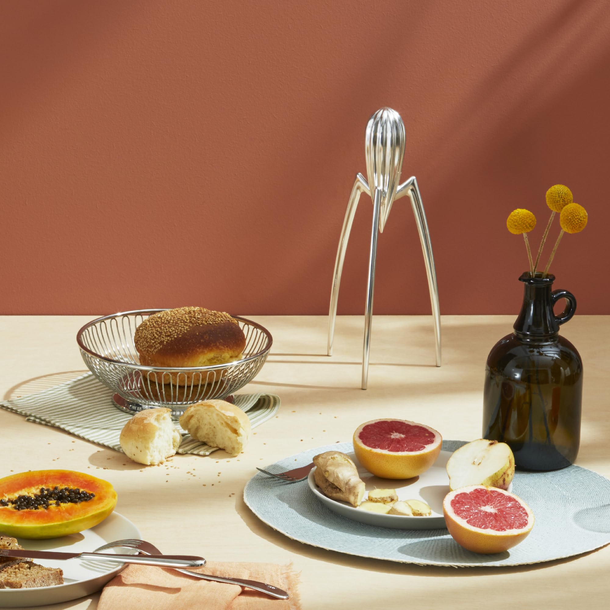 Alessi PSJS Juicy Salif Citrus Juicer, Aluminium, Mirror Polished