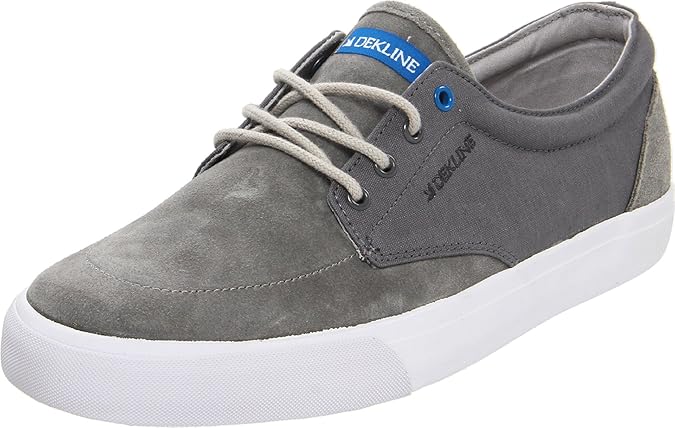 Dekline Unisex Adult Mason Skateboard Shoes Gray Grau Dekline Unisex Adult Mason Skateboard Shoes Gray Grau