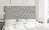 Safavieh Ziggy Black/ White Upholstered Chevron