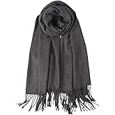 TUSHUSTY Scarf for Women Winter Pashmina Feel Shawl Wraps Softest Warm Blanket Oversized Scarves Evening Dress Wraps