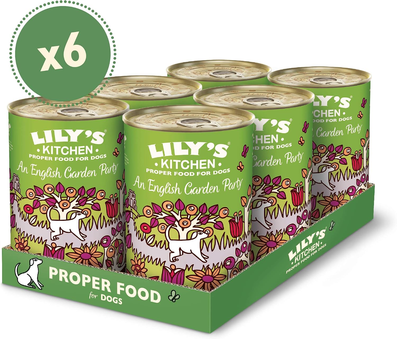 Lily's Kitchen Made with Natural Ingredients Adult Wet Dog Food Tin An English Garden Party 6 x 400g - Image 3