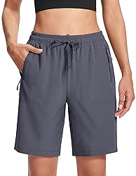 MAGCOMSEN Hiking Shorts for Women with Pockets