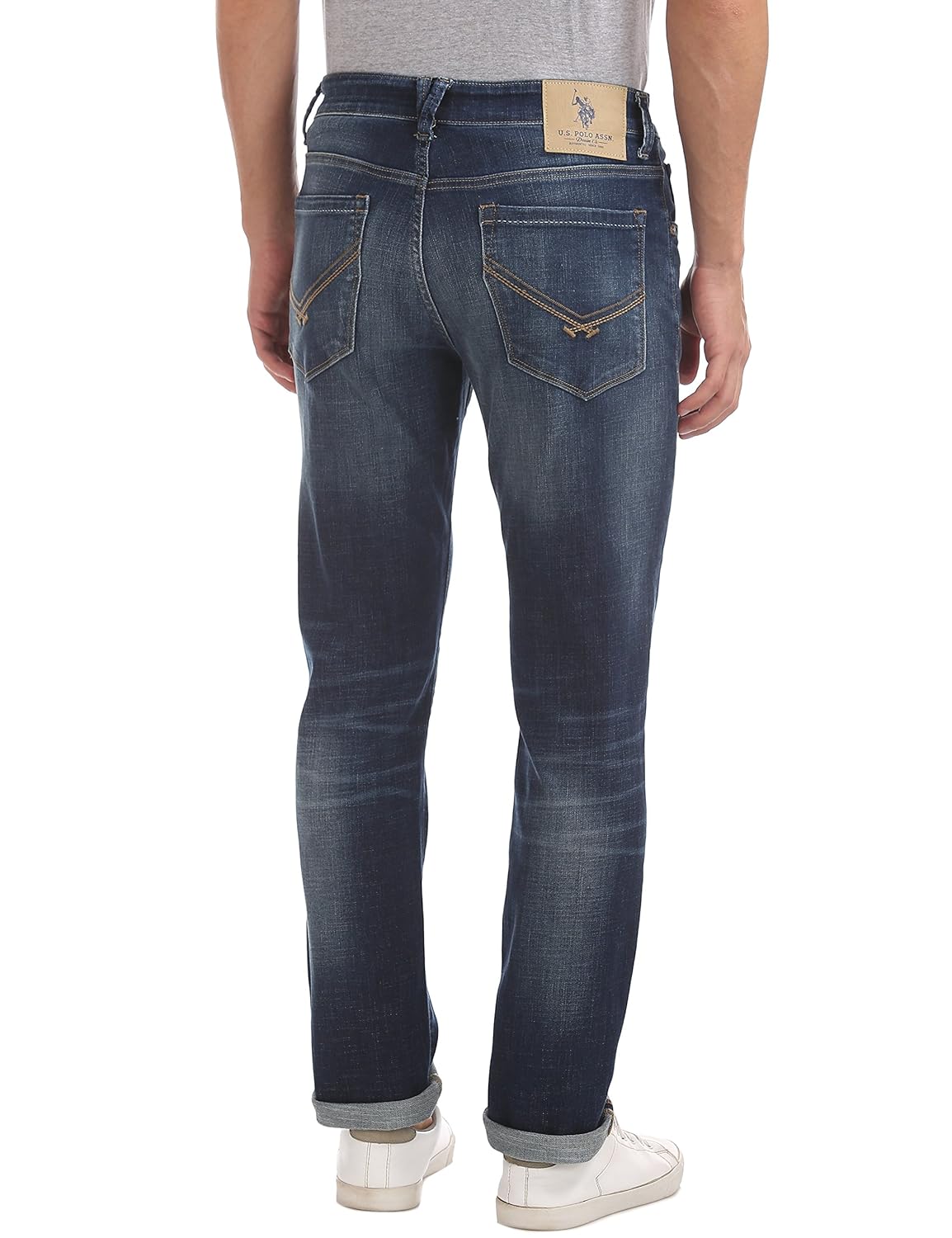 us polo association men's tapered fit jeans