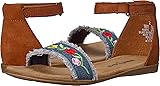 Minnetonka Girl's Evie - Blue Denim - 1