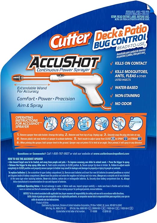 Amazon Com Cutter Hg 96508 Deck Patio Bug Control Ready To Use