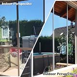 Zindoo One Way Mirror Window Film Silver Reflective Privacy 40x400cm view 8