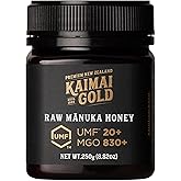 Kaimai Manuka Honey MGO 830+ | Raw, Non-GMO, Unpasteurized, New Zealand | Honey, High Potency, Lab-Tested for Purity, Perfect for Tea, Toast, Baking &amp; Daily Wellness Rituals