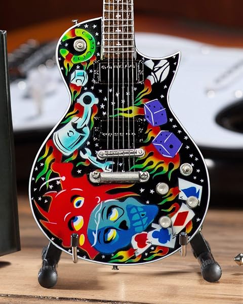 FAN MERCH CUSTOM SHOP KUSTOM KULTURE MINIATURE GUITAR REPLICA COLLECTIBLE