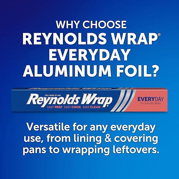 REYNOLDS WRAP ALUMINUM FOIL, 200 SQUARE FEET