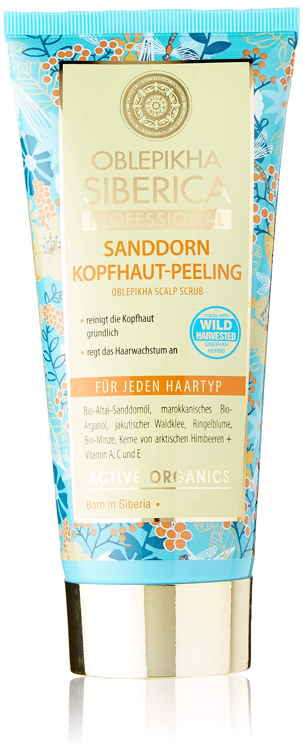 Natura Siberica Sea Buckthorn Scalp Scrub for All Hair Types 200 ml