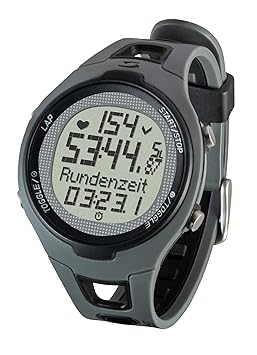 SIGMA SPORT Pulsuhr PC 15.11, neues Design, Herzfrequenz mit Brustgurt, EKG genau, wasserdicht