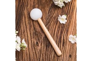 Sevenbowls Rubber Ball Striker Mallet with Wooden Handle for Crystal Quartz or Tibetan Sound Healing Yoga Meditation Singing Bowls