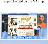 Apple iMac 24-inch All-in-One with M4 chip 10-core CPU GPU 16GB 256GB Blue view 4
