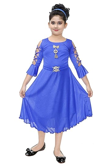 bell sleeve long frock