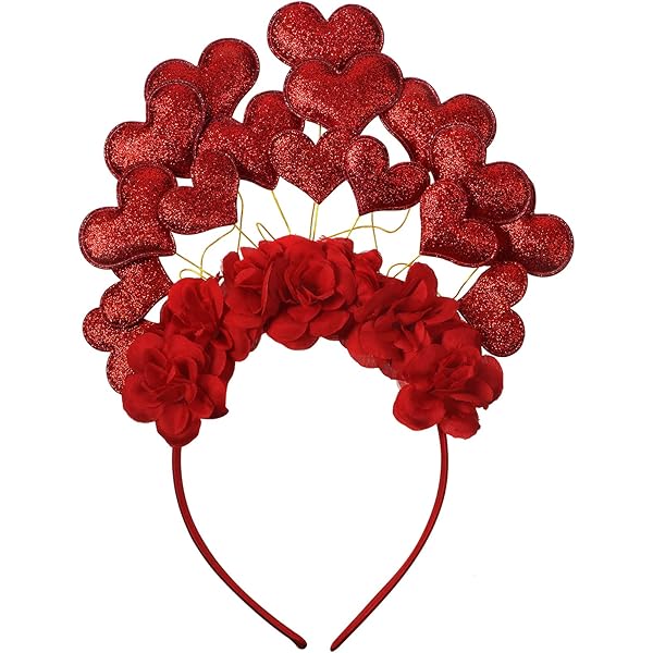 Decoración De Uñas De Corazón Con Purpurina Para El Día De San Valentín