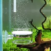 JARDLI Pollen Glass CO2 Diffuser with U-Shape Connecting Tube for Aquarium Planted Tank (2" for 50-80 US gallons)