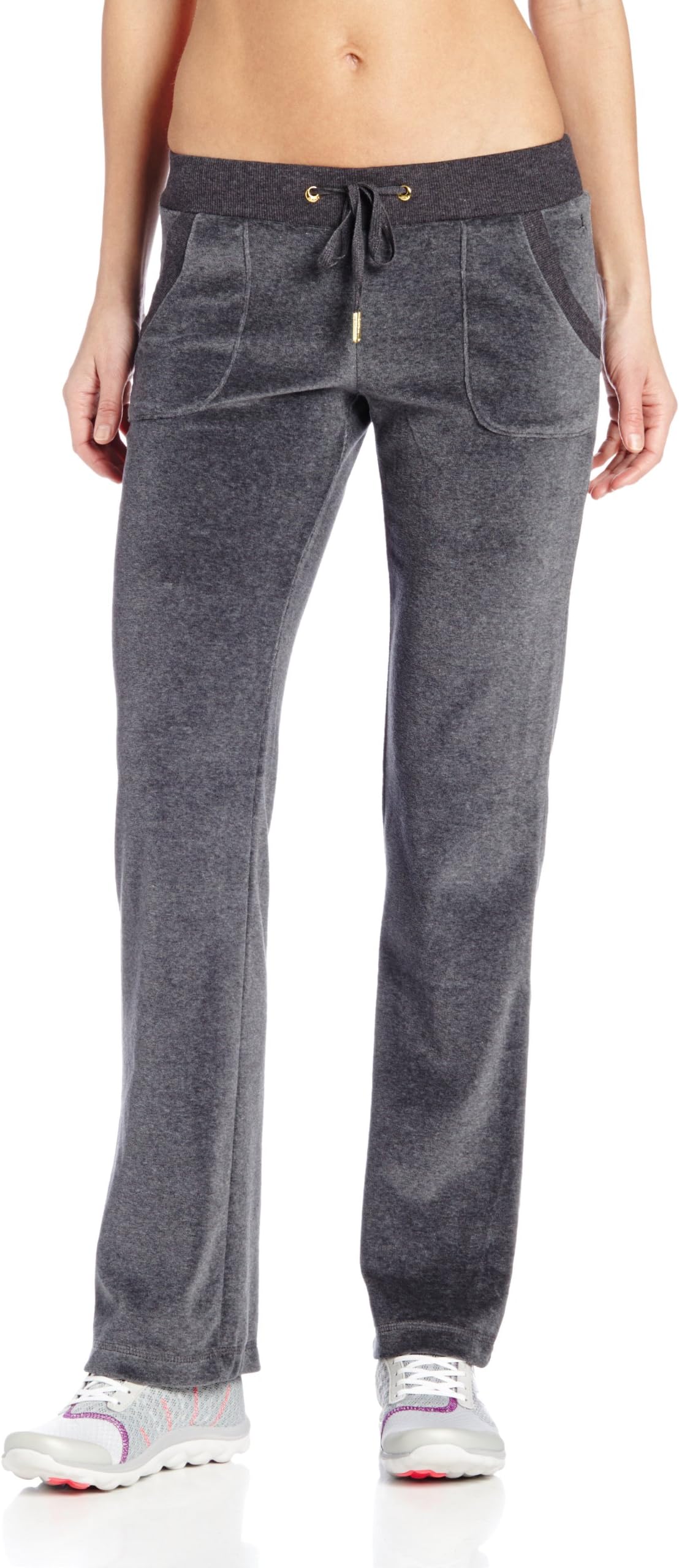 Danskin Women's Velour Boot Cut Pant