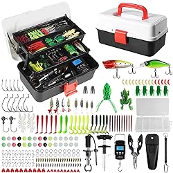 ﻿3 Layers Fishing Tackle Box, 213Pcs Fishing