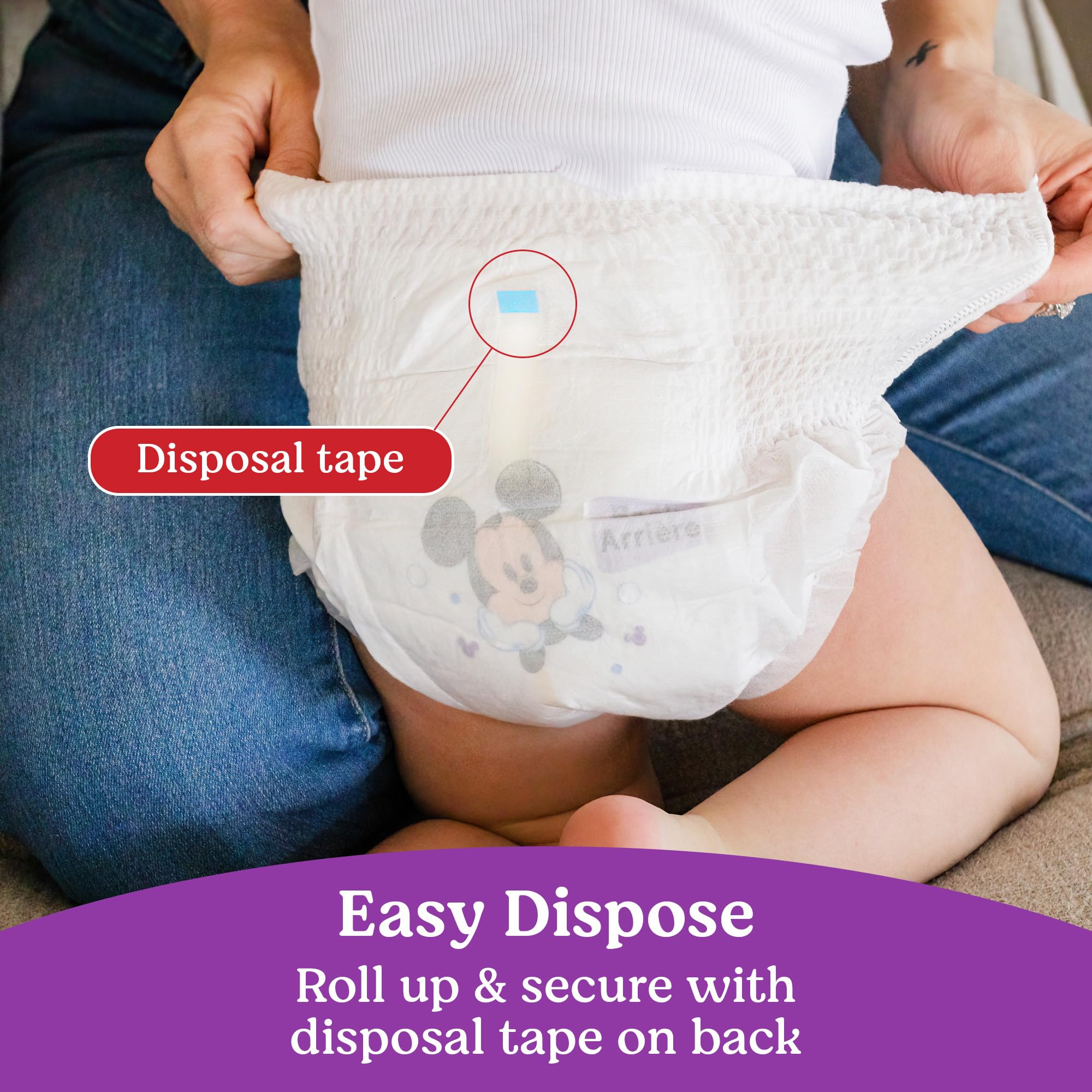 Huggies Size 5 Baby Diapers, Little Movers HuggFit 360° Baby Diapers with 360° Waistband, Size 5 (27+ lbs), 128 Count (2 Packs of 64), Packaging May Vary