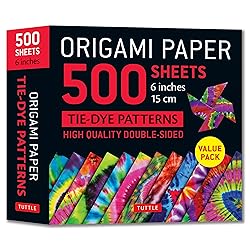 Origami Paper 500 sheets Tie-Dye Patterns