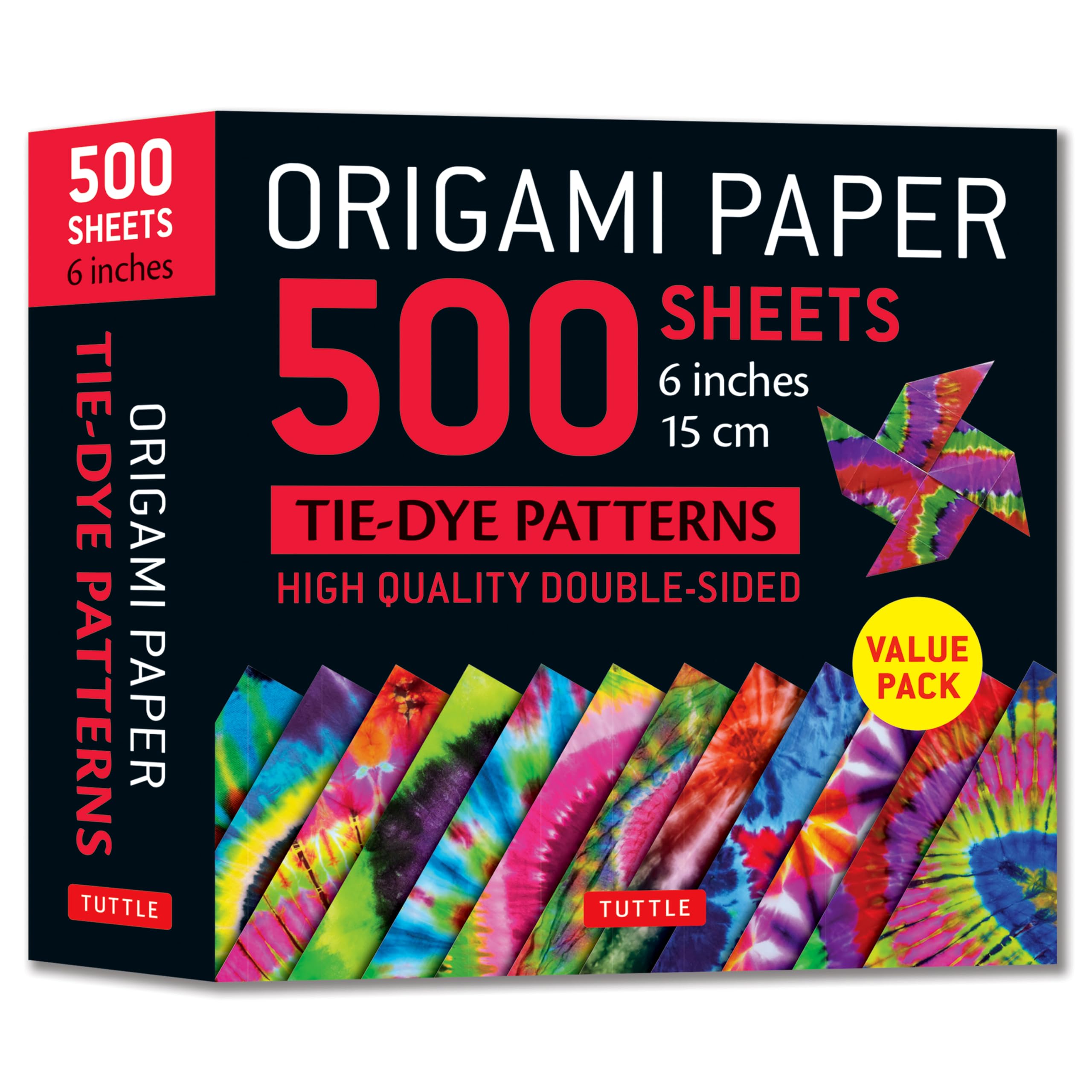 Origami Paper 500 sheets Tie-Dye Patterns