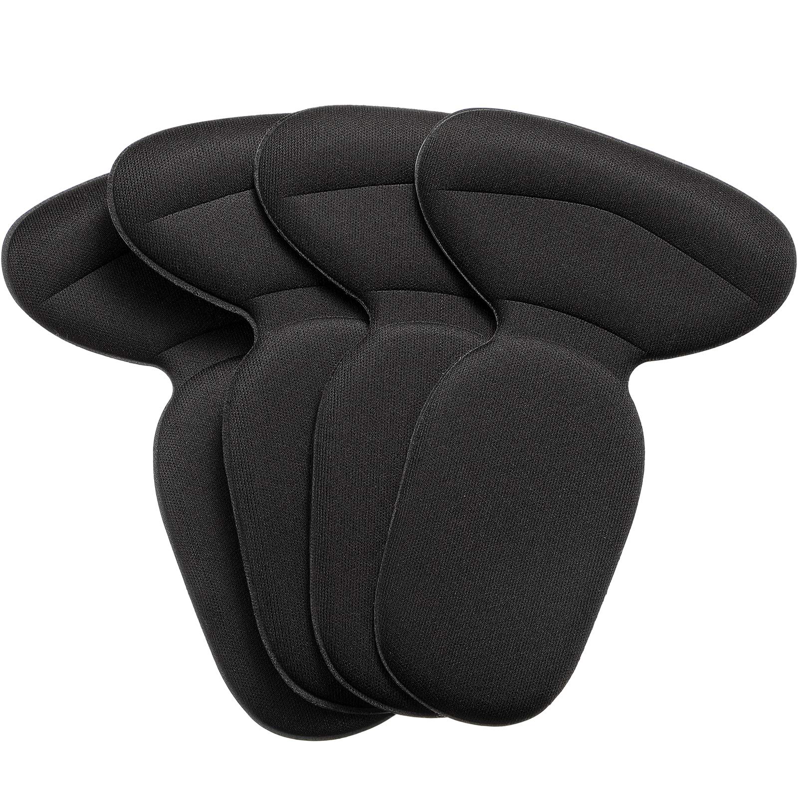 2 Pairs Heel Grip for Loose Shoes Too Big, Back of Heel Cushion Pads Liner, Heel Protector Inserts Self Adhesive Shoe Insole Anti Blister for Women Men Boot, Improve Comfort and Fit(Black)