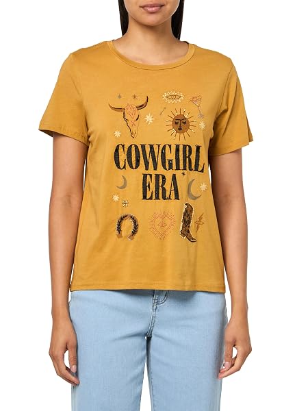 COW GIRL ERA CLASSIC CREW HONEY MUSTARD