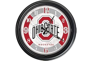 HBS Holland Bar Stool Co. Ohio State University Indoor/Outdoor LED Wall Clock