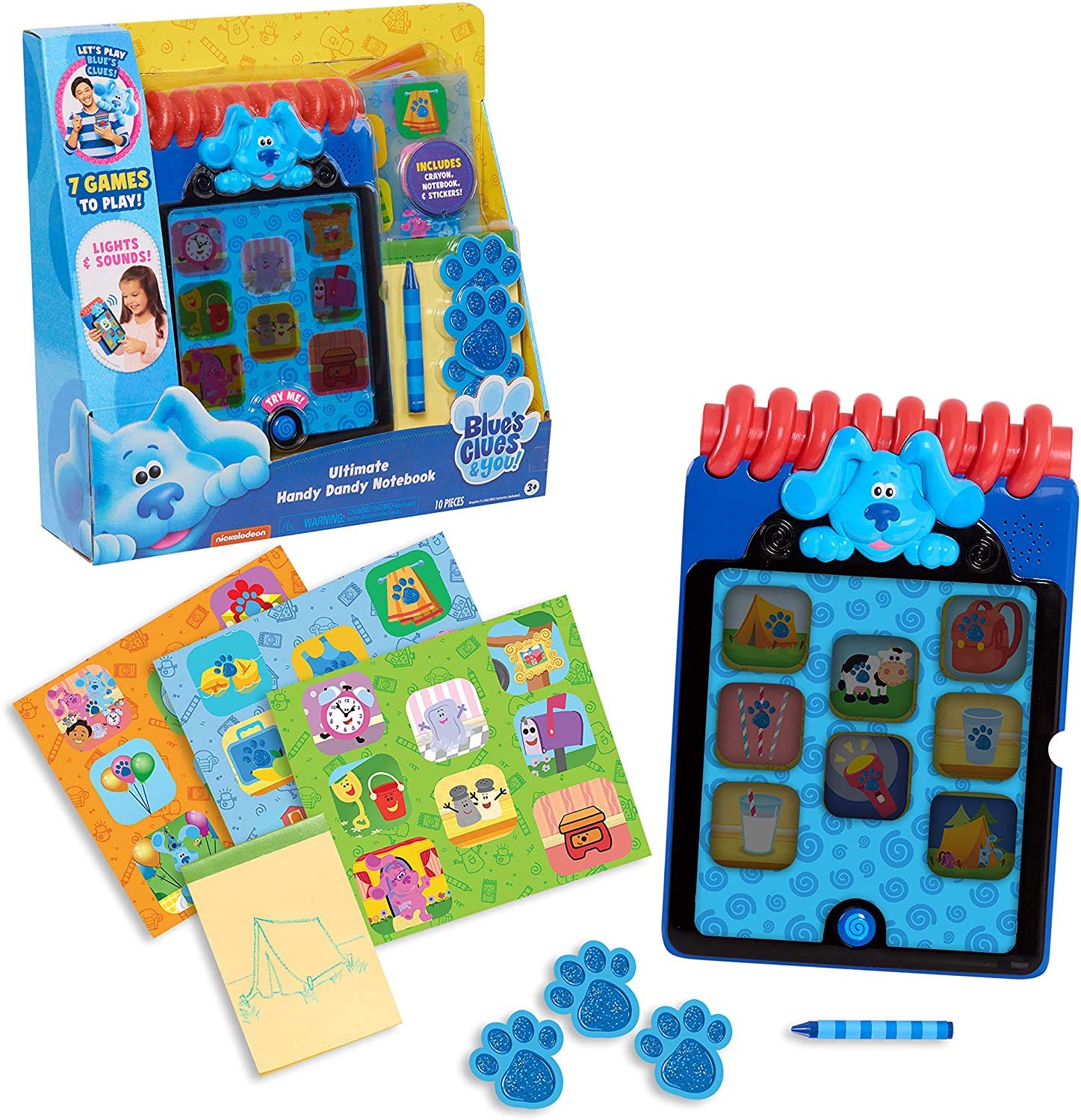 BLUES- Clues Large Ultimate Handy Dandy Notebook