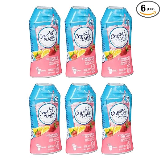 Crystal Light Liquid drink Mix strawberry lemonade flavor (043000006351)