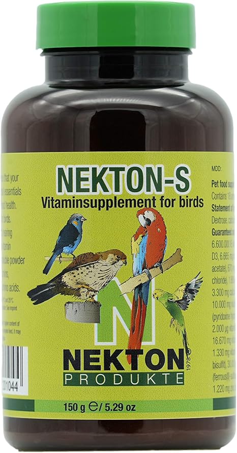 Amazon Com Nekton S Multi Vitamin For Birds 150gm Pet Supplements And Vitamins Pet Supplies