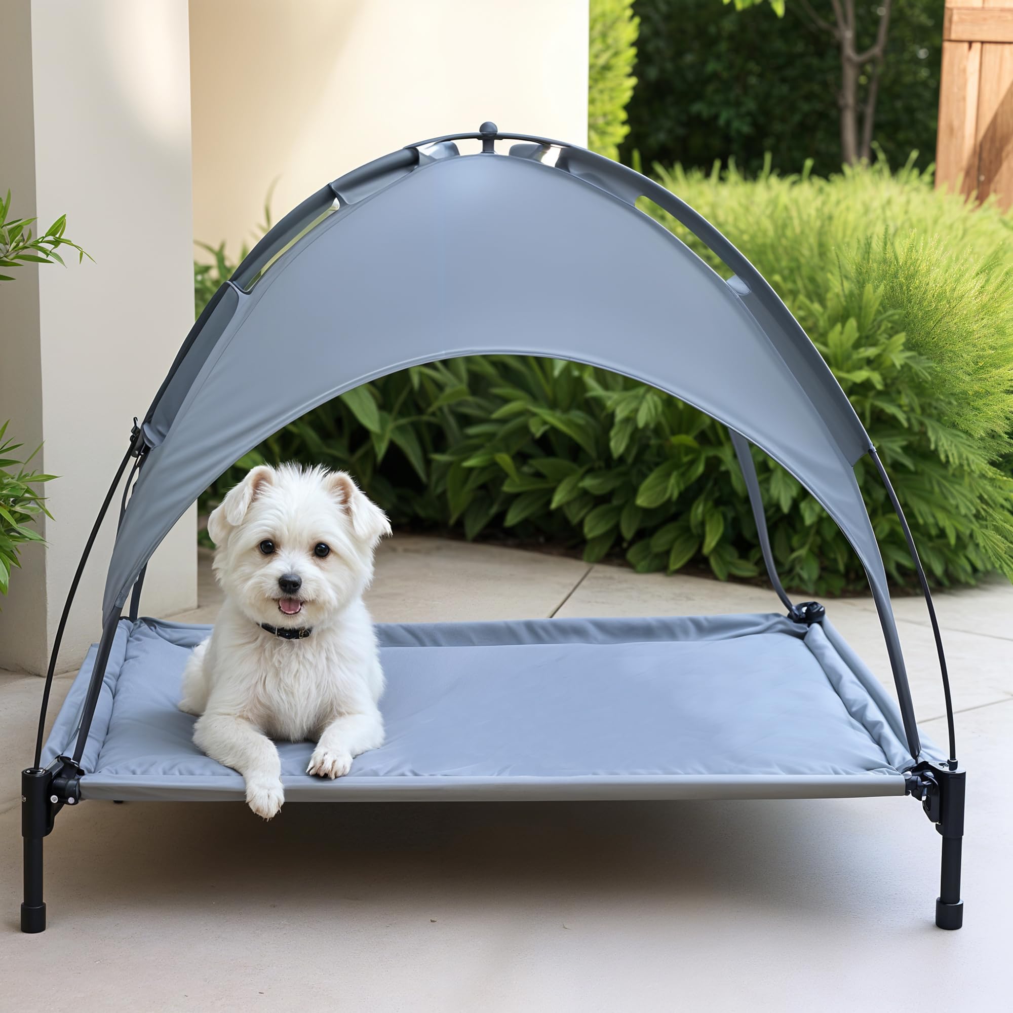 Italian Bed Linen “ Sunny” Elevated pet Bed, 105 x 85 x h 85 cm