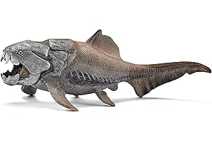 Schleich Dinosaurs Realistic Dunkleosteus Figurine with Movable Jaw - Prehistoric Jurassic Dino Toy with Highly Detailed Movable Jaw, Education and Fun for Boys and Girls, Gift for Kids Ages 4+