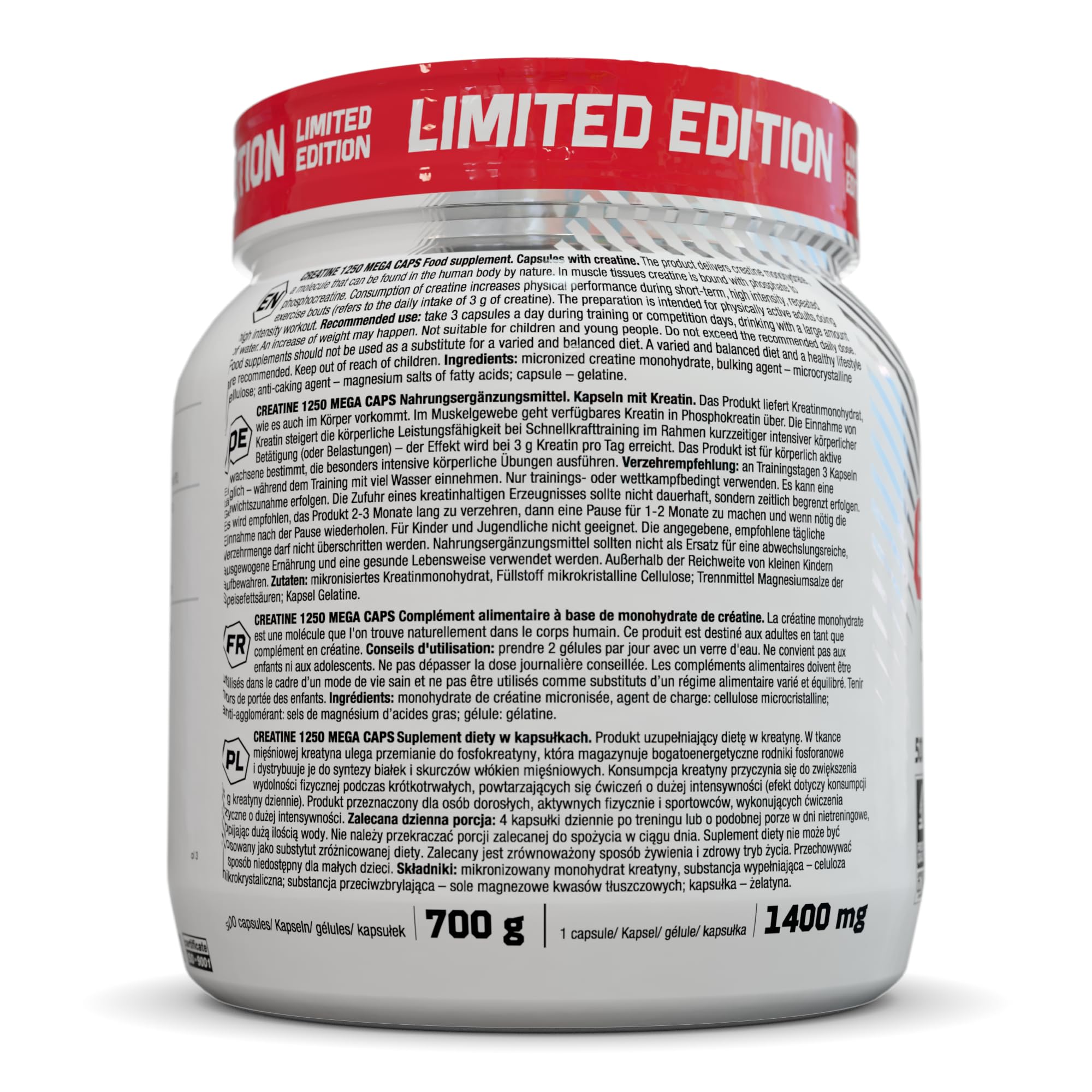 Olimp Creatine 1250 Mega Caps - 500 Kapseln 2