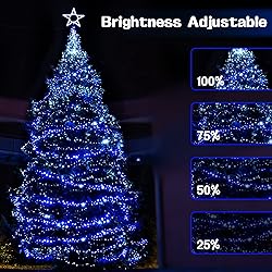Christmas Lights Outdoor 1000 LED 403ft String