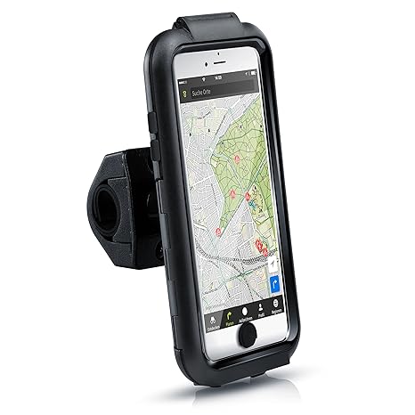 Arendo - spritzwasserdichte Fahrradhalterung für Apple iPhone 6 Plus (5,5 Zoll) | Fahrrad Case/Tasche | Handy/Smartphone-Halt