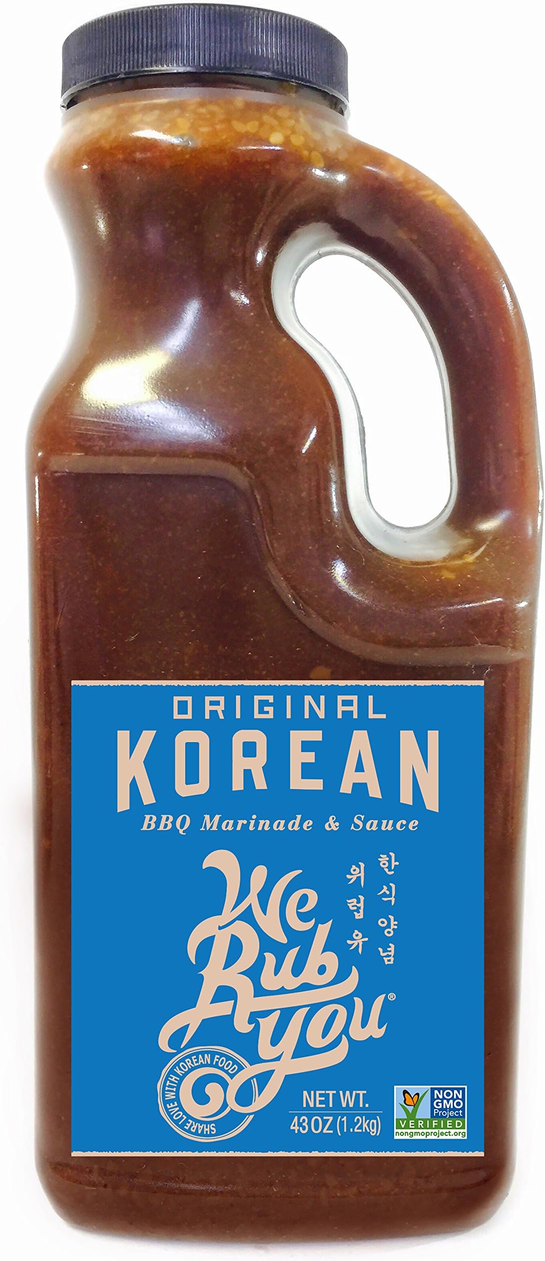 We Rub You Korean BBQ Marinade & Sauce, Original, 43 OZ
