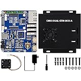 Bicool Dual Gigabit Ethernet MiniComputer Based on Raspberry Pi Compute Module 4 with CM4 Dual Gigabit Ethernet Base Board an