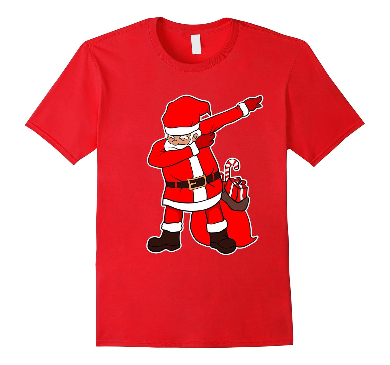 Dabbing Santa Claus Christmas T-Shirt - Funny Santa Claus-ANZ