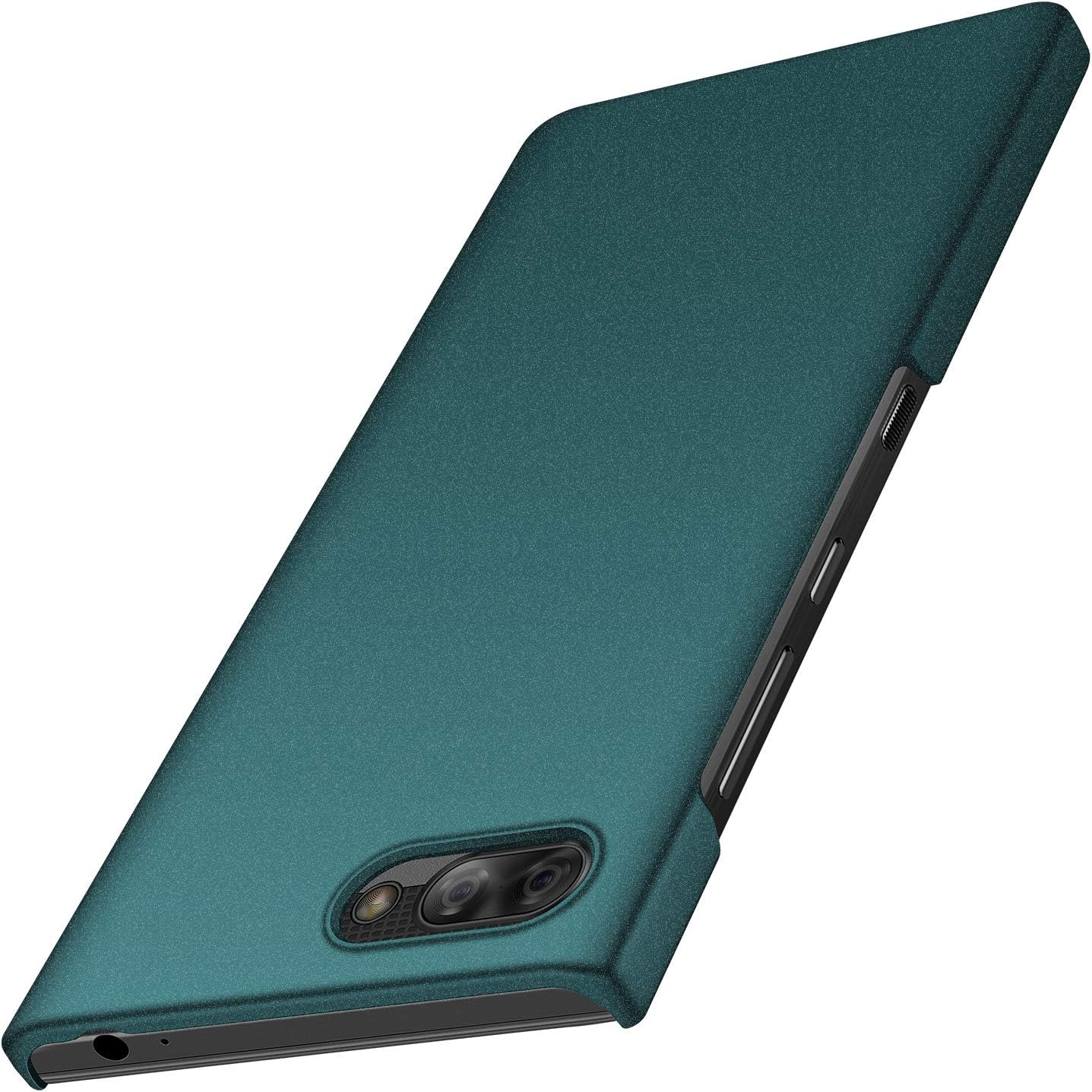 SHIWELY Ultra Thin BlackBerry Key 2LE Case, Hard Polycarbonate PC Slim Fit Silky Phone Cover Case with Matte Finish for BlackBerry Key 2LE(Gravel Matte Green)