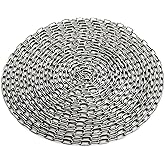 304 Stainless Steel Link Chain, 5/64in-33ft, Small Hanging Chain Link, Metal Short Chain, Light Duty Coil Chains, for Hanging Plants,Pet Dog,Feeders, DIY Projects