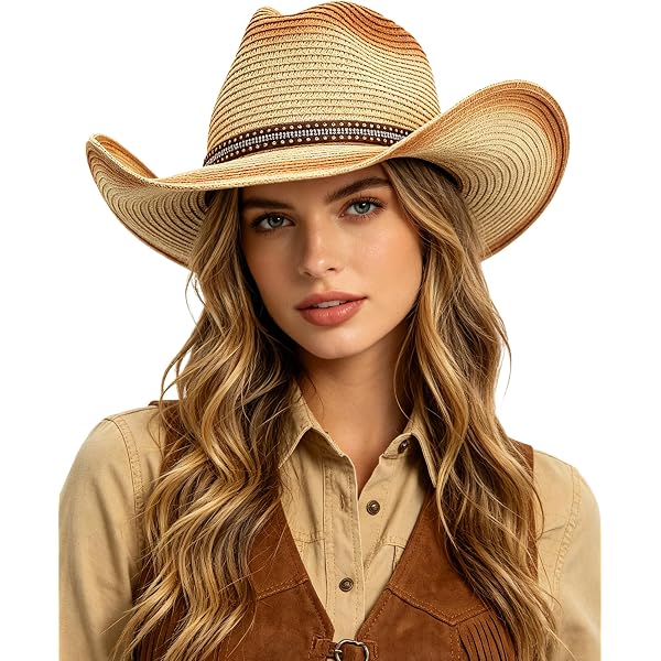Western Peak Milani Guacho Large Straw Cowboy Ranch Hat 20  display picture 1