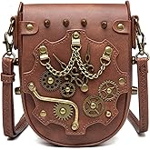 Gothic Owl Crossbody Bag Renaissance Accessories Shoulder Bag Steampunk Belt Pouch Women Cute Cell Phone Novelty Purse