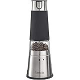 Brim Electric Handheld Burr Coffee Grinder, Simple One-Touch Operation, 9 Precise Grind Settings from Espresso to French Pres