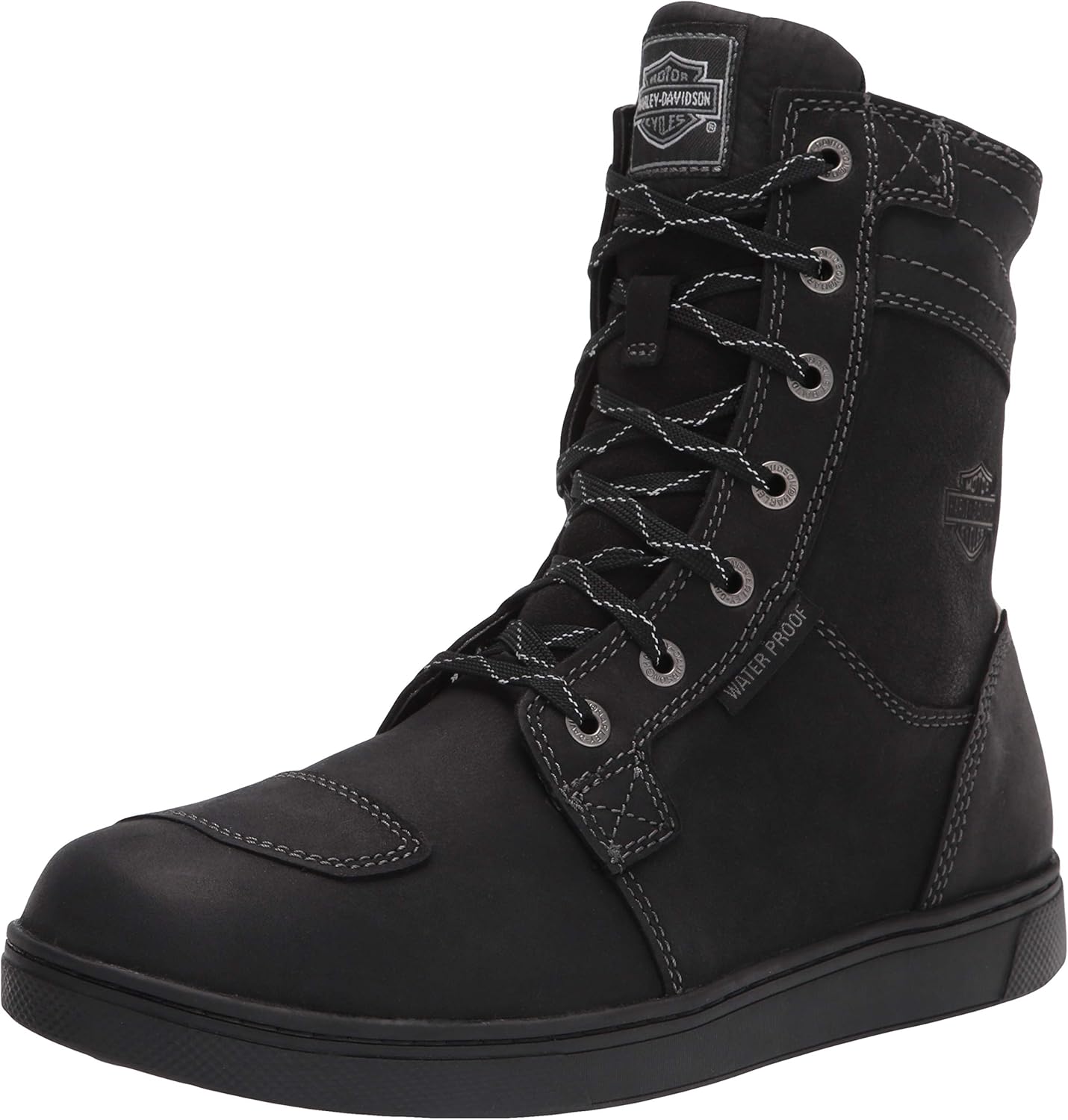 HARLEYDAVIDSON FOOTWEAR Men's Steinman Hi Motorcycle Boot, Black, 8