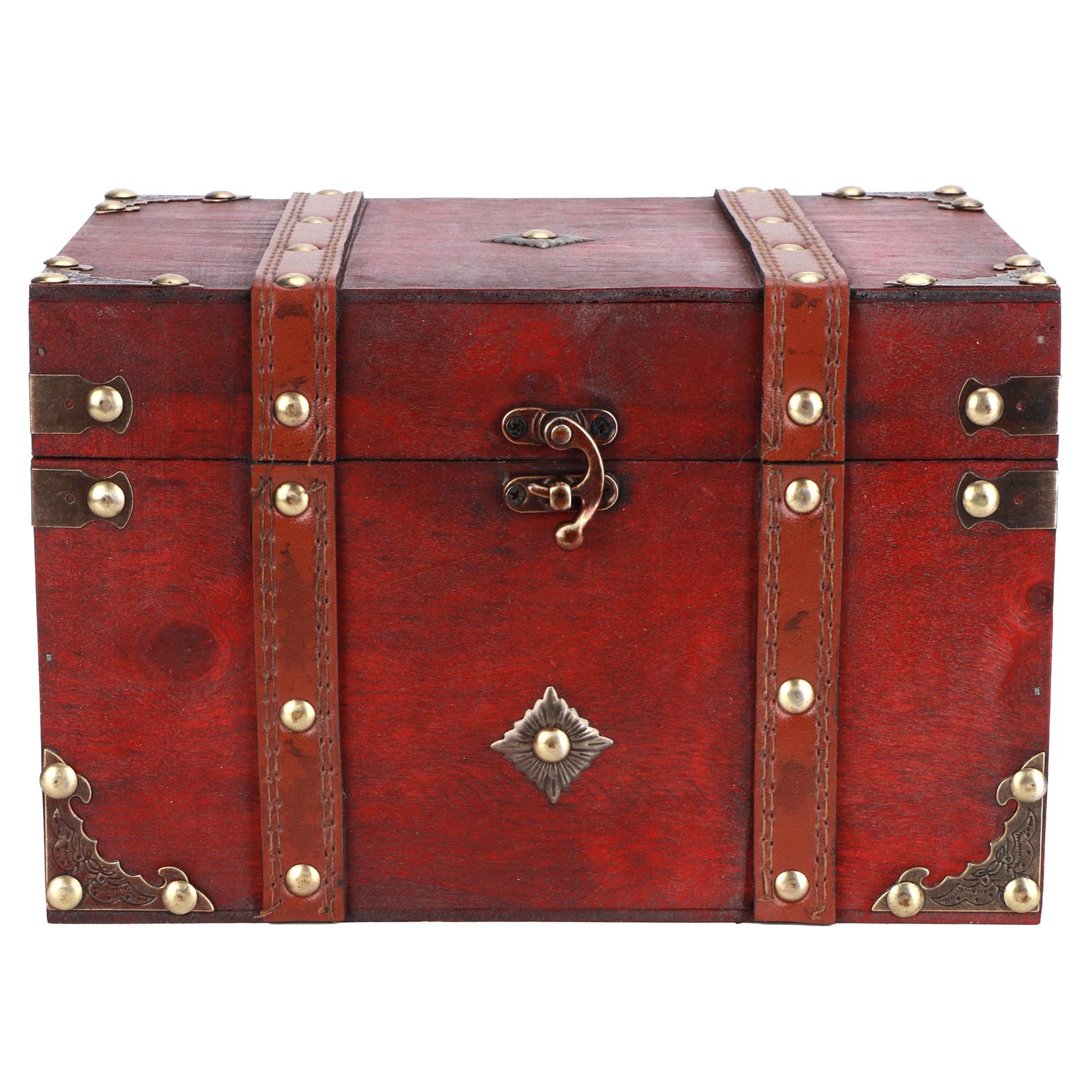 Sanpyl Vintage Wooden Box, Storage Box, Durable for Home