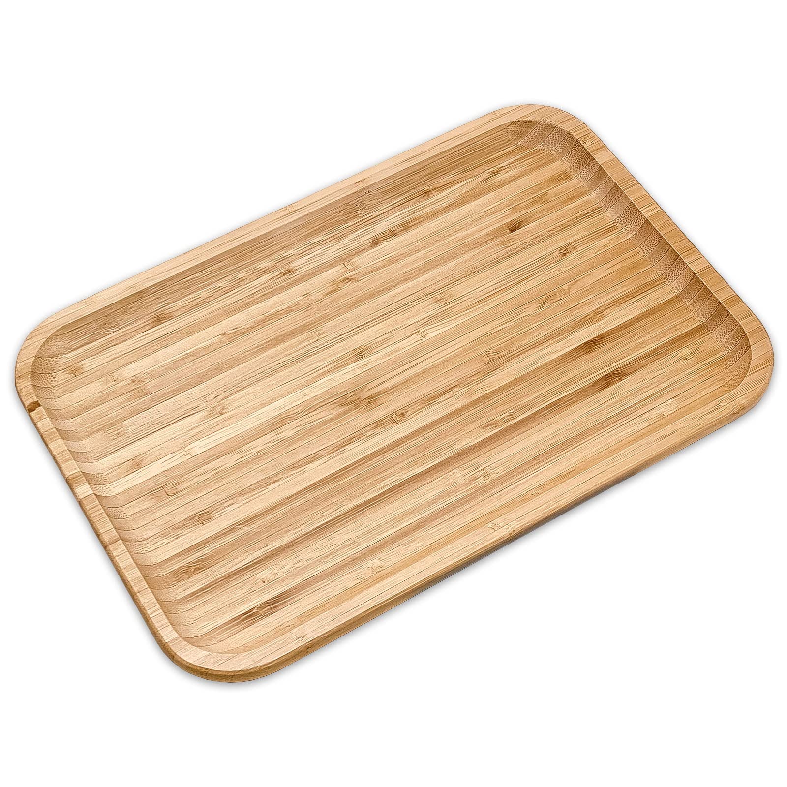 Photo 1 of ***DAMAGED, SEE PHOTOS***
Bam&Boo Bamboo Serving Tray Natural Minimalist Rectangular (11.7” x 7.8" x 0.8") Coffee, Tea, Food, Drinks, Storage, Decor for Home, Kitchen, Bathroom