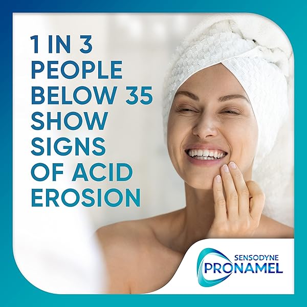 SENSODYNE PRONAMEL INTENSIVE ENAMEL REPAIR TOOTHPASTE FOR SENSITIVE TEETH, TO REHARDEN AND STRENGTHEN ENAMEL, EXTRA FRESH – 3.4 OUNCES
