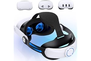 NEALGAMEFY Head Strap for Meta Quest 3S/Quest 3/Quest 2 - Aerospace Polymers Head Strap Replacement for Elite Strap, 360° Pressure Relief with Balanced Support & Tool-Free 90s Installation