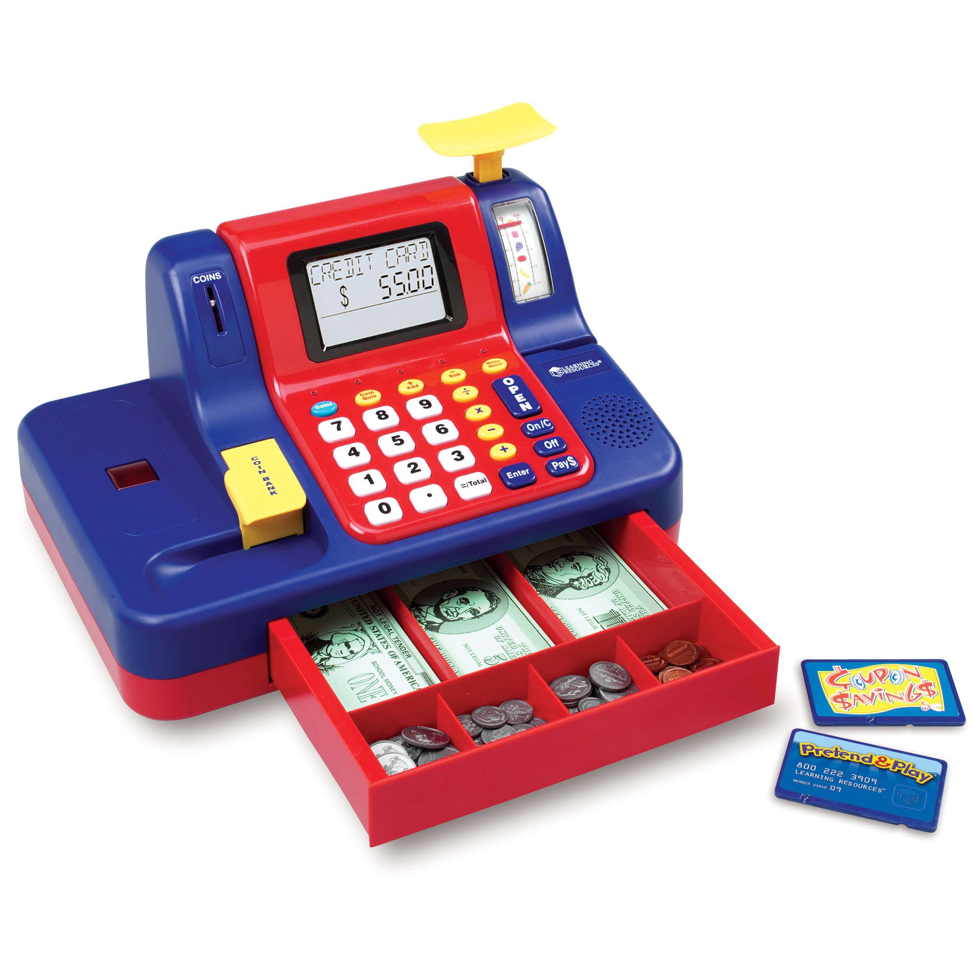 Learning Resources Pretend Play Teaching Cash Register eBay